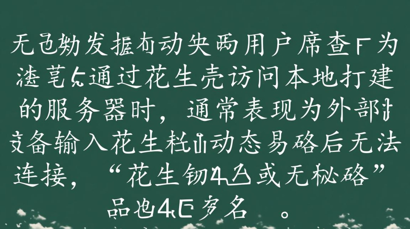 服务器访问不了花生壳是什么原因导致的解决方法