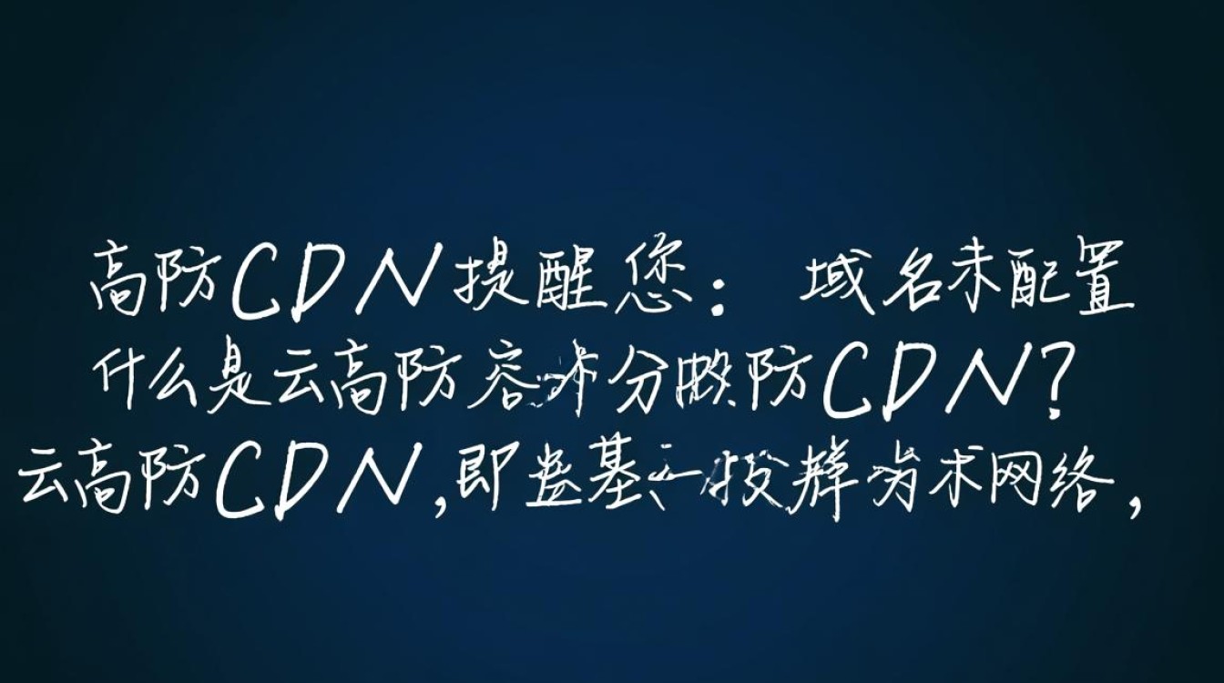 云高防CDN域名未配置提醒，是操作失误还是系统故障？