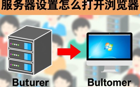 服务器设置里怎么找不到打开浏览器的选项？