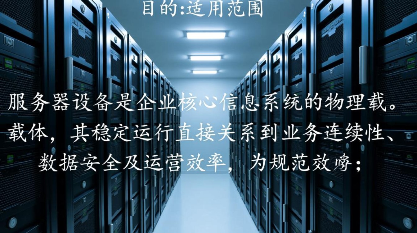 服务器设备管理制度文档介绍内容具体包含哪些关键信息? 服务器设备管理制度文档介绍内容具体包含哪些关键信息?