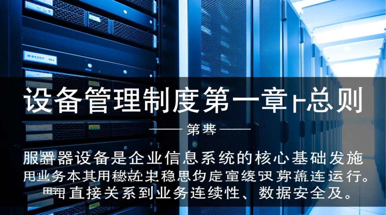 服务器设备管理制度应包含哪些核心管理条款？