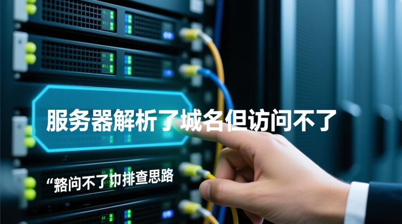 服务器已解析域名但访问不了，是哪里出问题了？