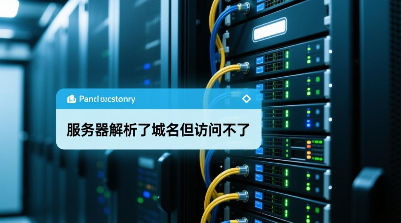 服务器已解析域名但访问不了，是哪里出问题了？