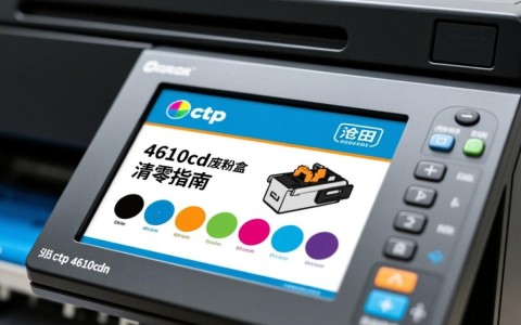 沧田ctp 4610cdn废粉盒清零，操作步骤详解及注意事项？