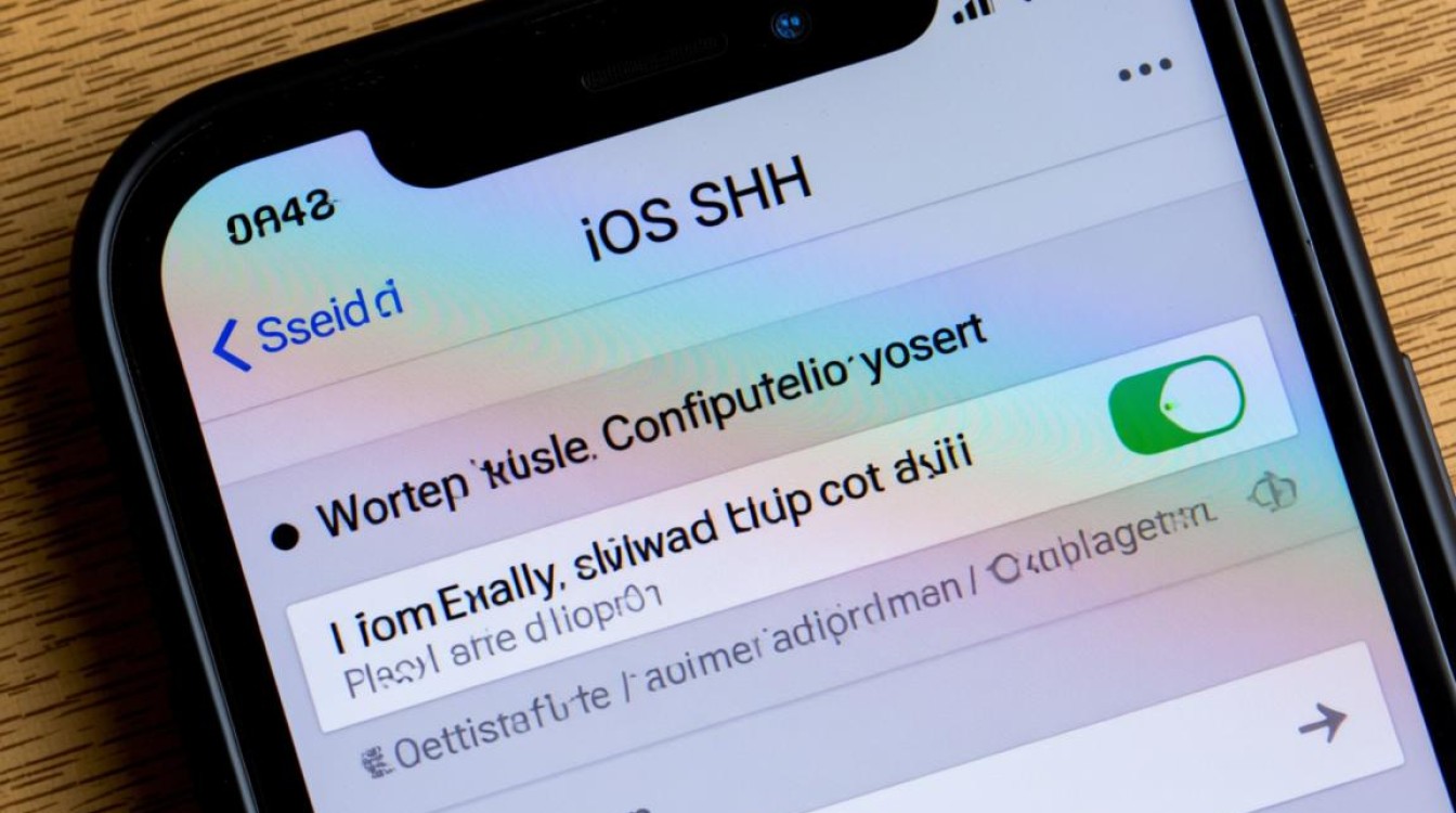 如何在iOS设备上正确配置SSH连接？有哪些步骤和注意事项？