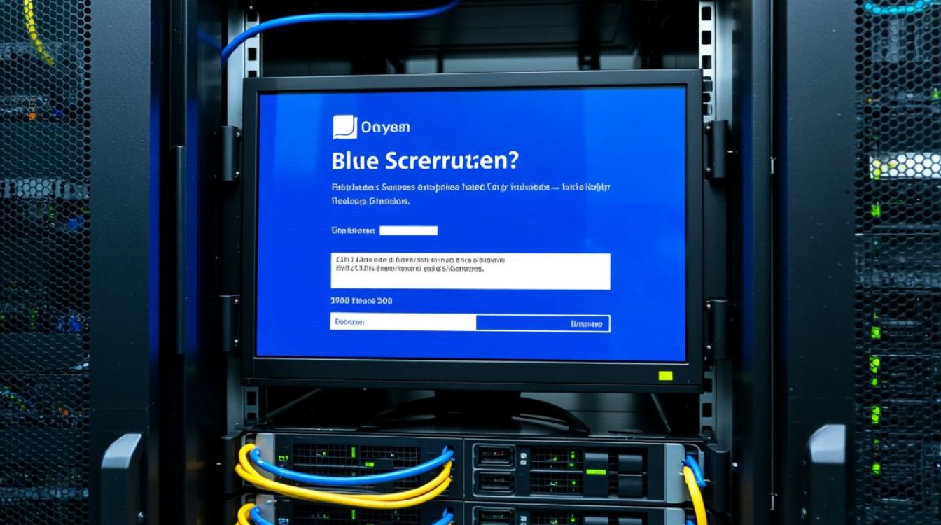 服务器计算机显示了蓝色屏幕故障事件 服务器计算机显示了蓝色屏幕故障事件