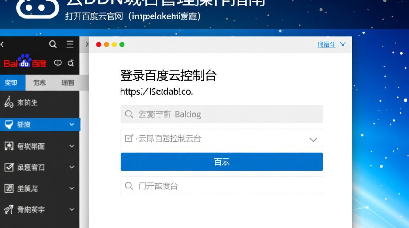 如何找到百度云CDN域名管理的具体位置？