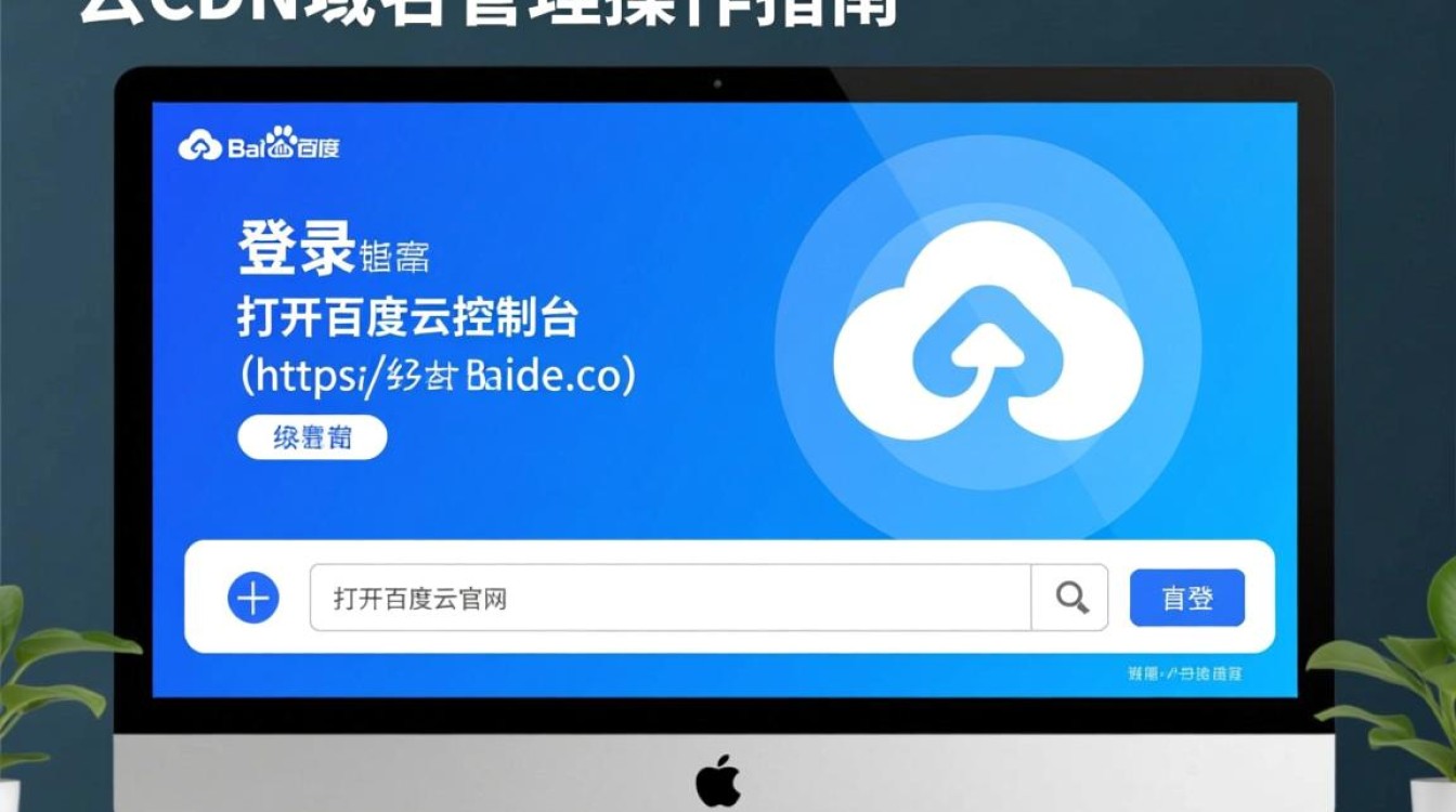 如何找到百度云CDN域名管理的具体位置？