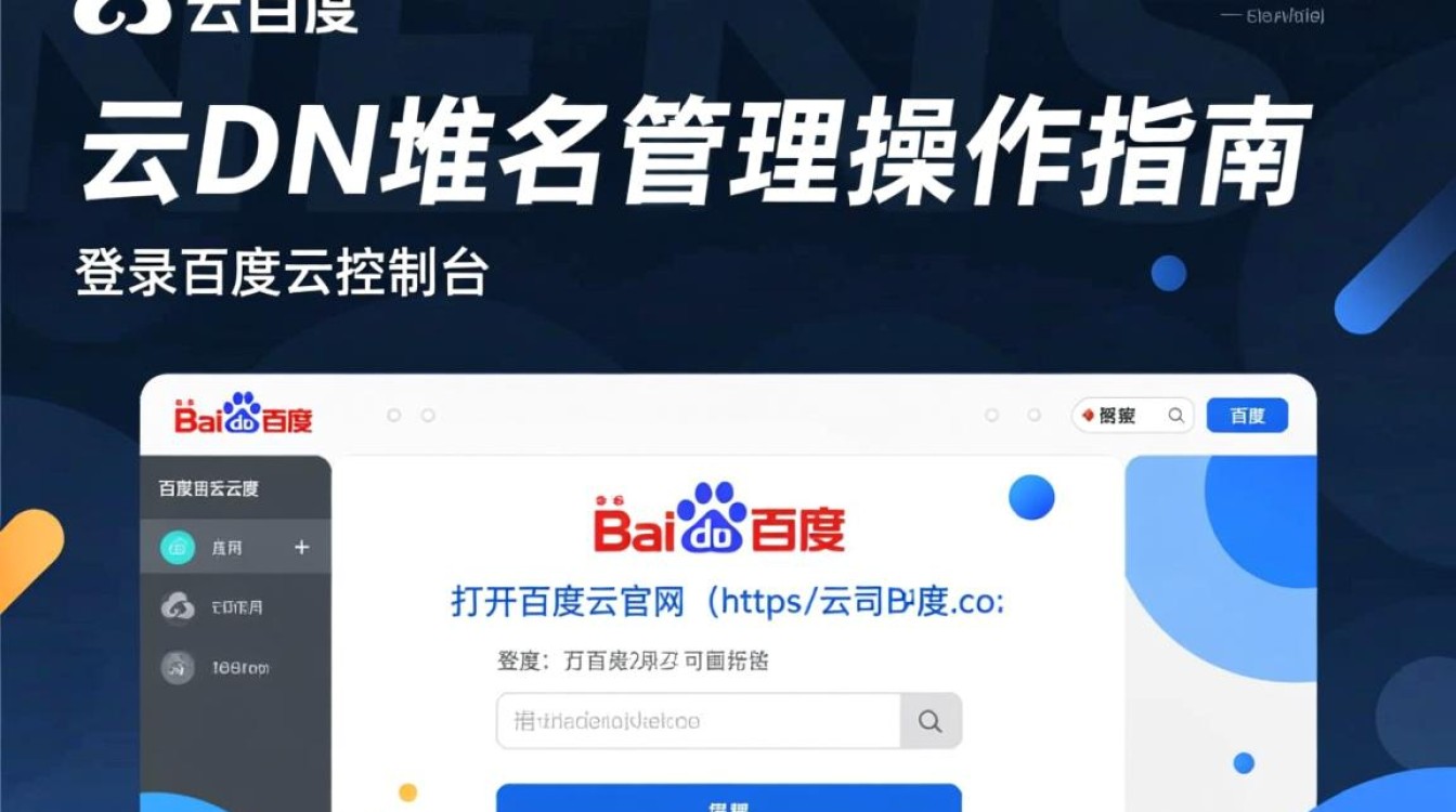 如何找到百度云CDN域名管理的具体位置？