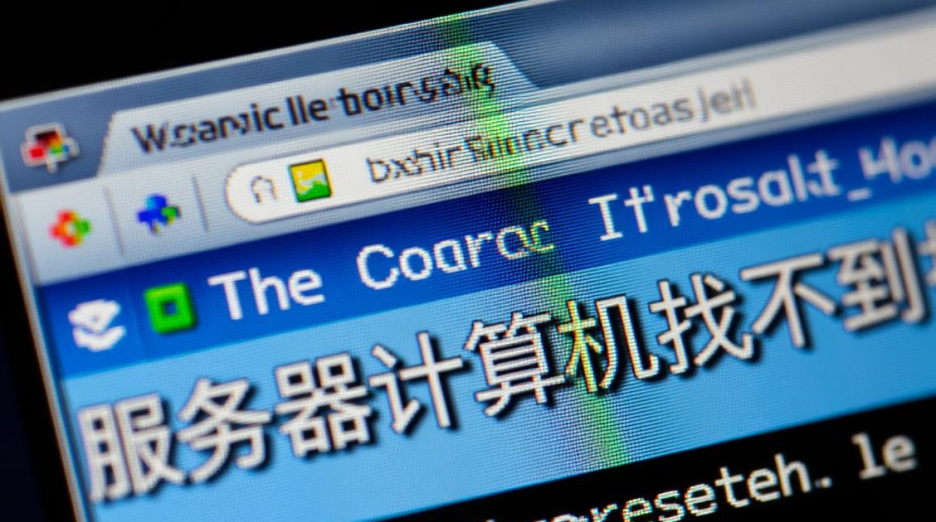 服务器计算机找不到怎么办?排查步骤与解决方法详解 服务器计算机找不到怎么办?排查步骤与解决方法详解