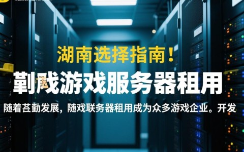 湖南游戏服务器租用，哪种配置性价比最高？如何选择合适的服务器？