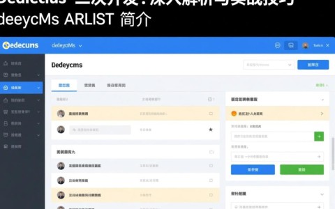 dedecms arclist 二次开发，如何实现个性化功能扩展与优化？