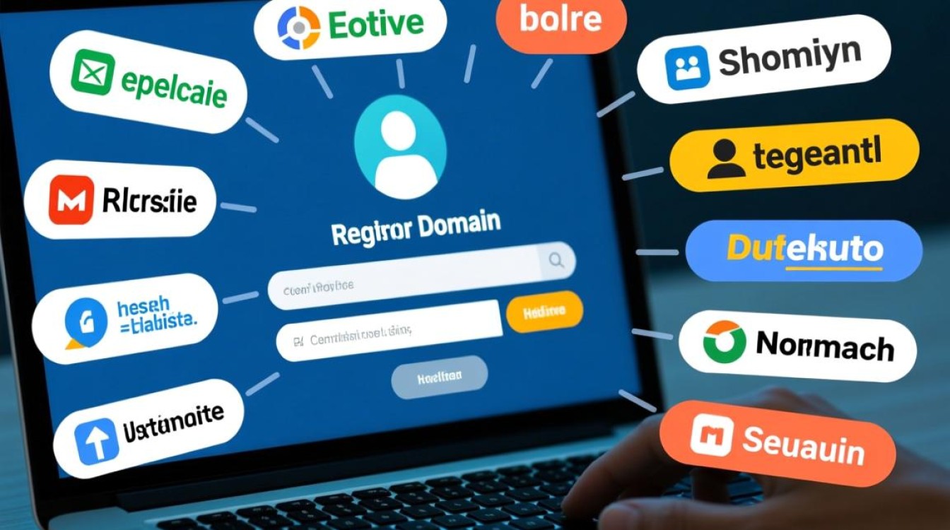 注册域名时，哪些知名网站提供域名注册服务？