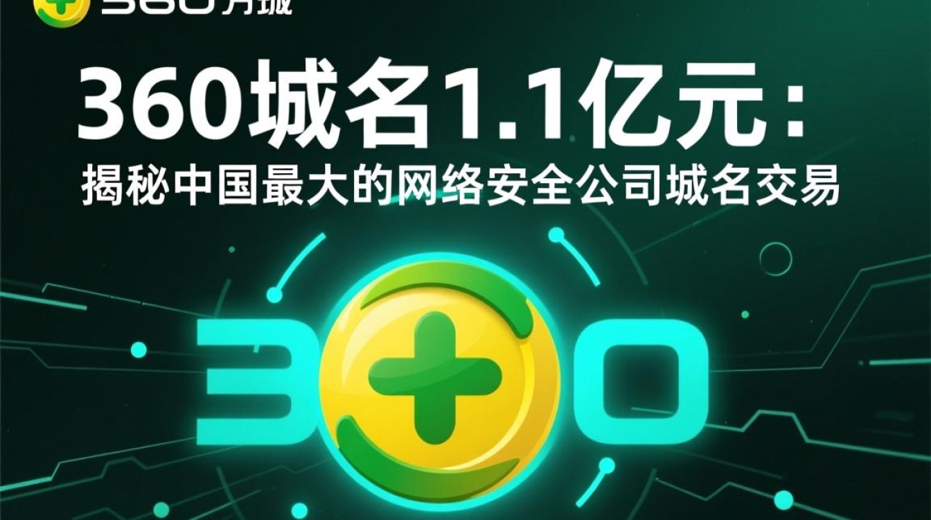 360域名以1.1亿元成交，背后有何商业逻辑和市场考量？