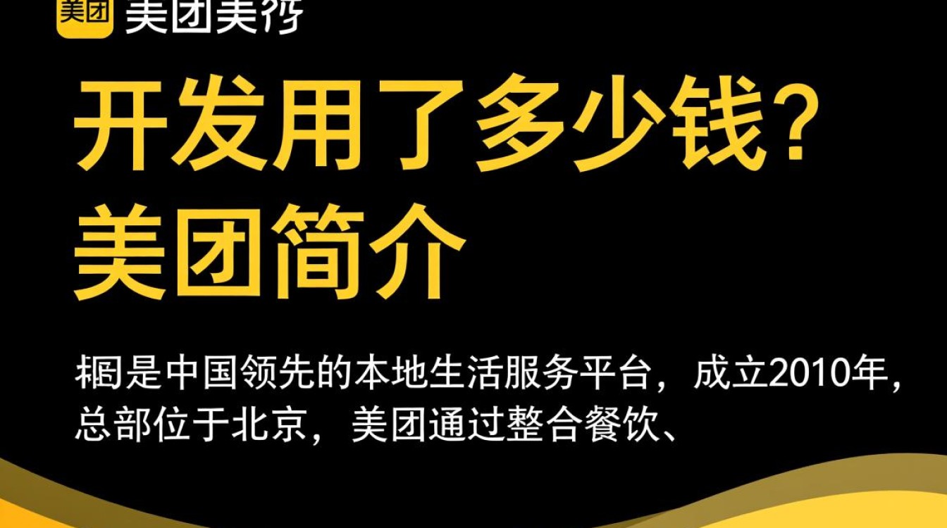 美团开发成本揭秘，究竟投入了多少钱？