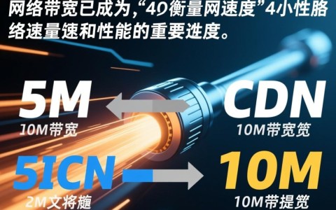5M带宽CDN对比10M带宽,性能差异有多大?值得升级吗?