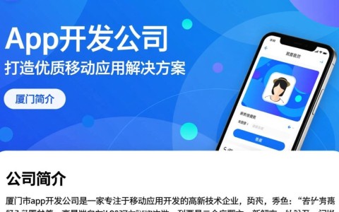 厦门市app开发公司，哪家专业可靠？揭秘优质服务商选择之道！