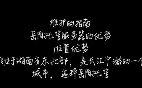 托管服务器岳阳为何选择岳阳托管服务器？其优势有哪些？