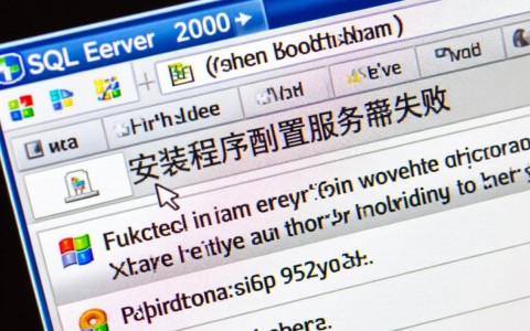 SQL2000安装失败，是服务器配置出错还是安装程序问题？原因排查指南！