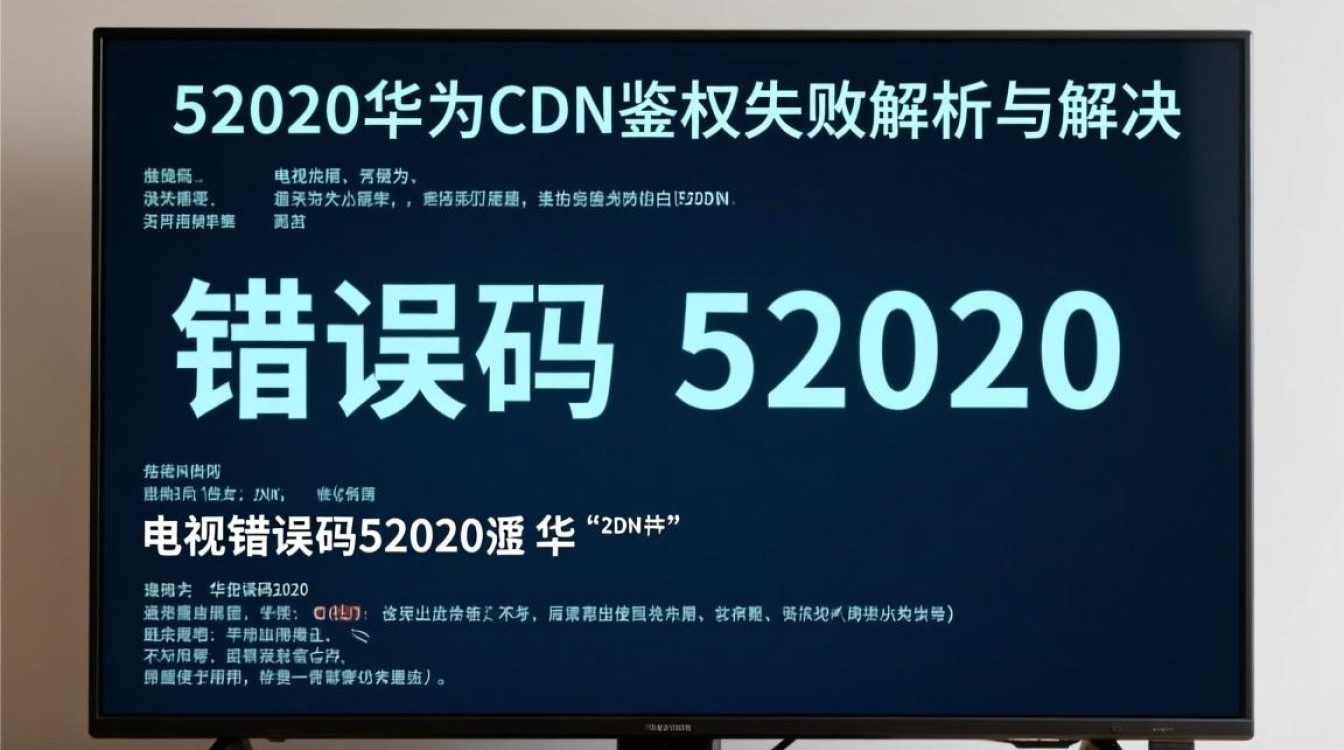 华为CDN鉴权失败导致电视错误码52020,究竟是什么原因? 华为CDN鉴权失败导致电视错误码52020,究竟是什么原因?