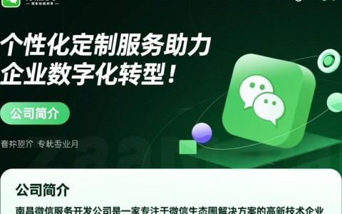 南昌微信服务开发公司，如何选择最合适的合作伙伴？