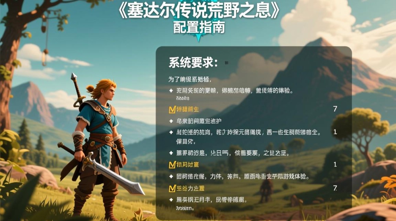 塞达尔传说荒野之息配置攻略，如何完美体验游戏荒野冒险？
