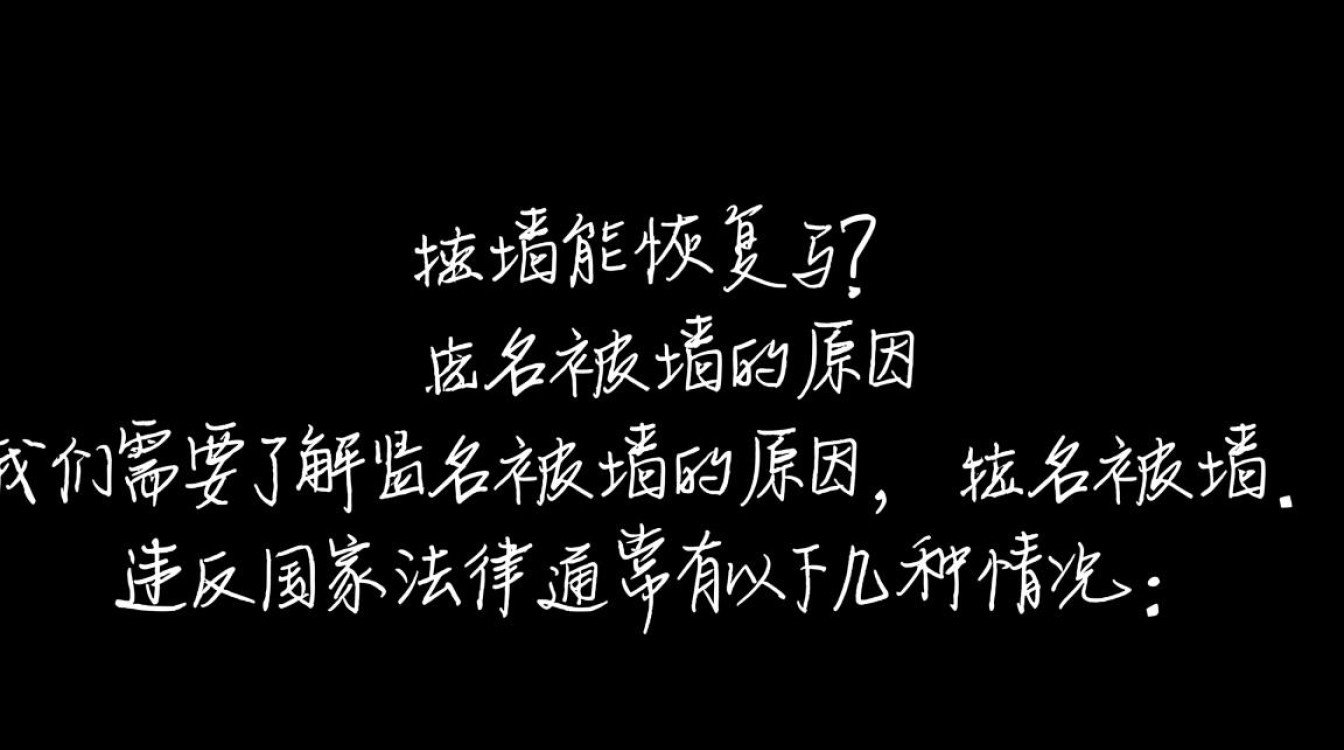 域名被墙后还有恢复的可能性吗？如何应对和解决？