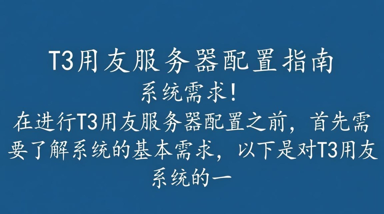 t3用友服务器配置中,有哪些关键步骤或常见问题需要注意? t3用友服务器配置中,有哪些关键步骤或常见问题需要注意?