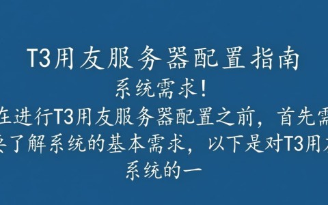 t3用友服务器配置中，有哪些关键步骤或常见问题需要注意？
