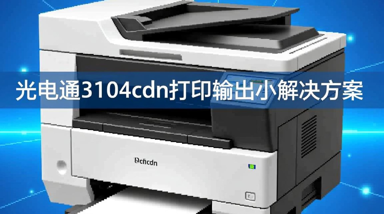 光电通3104cdn打印机输出图像为何如此之小? 光电通3104cdn打印机输出图像为何如此之小?