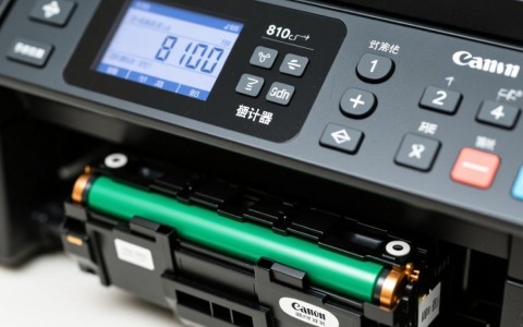 在佳能810cdn打印机上，如何准确查询硒鼓使用计数器的具体步骤？