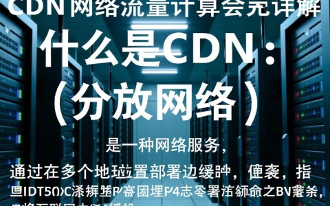CDN网络流量计算公式如何精确？影响因素有哪些？