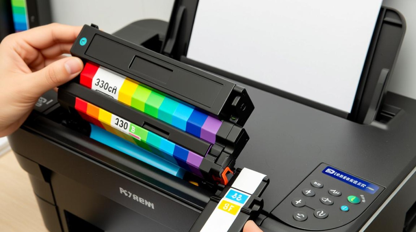 更换9030cdn墨盒时误用了，如何正确纠正并解决？