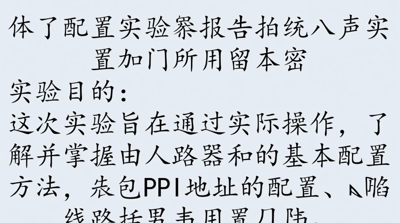 路由器基本配置实验报告,实验过程中遇到了哪些常见配置难题? 路由器基本配置实验报告,实验过程中遇到了哪些常见配置难题?