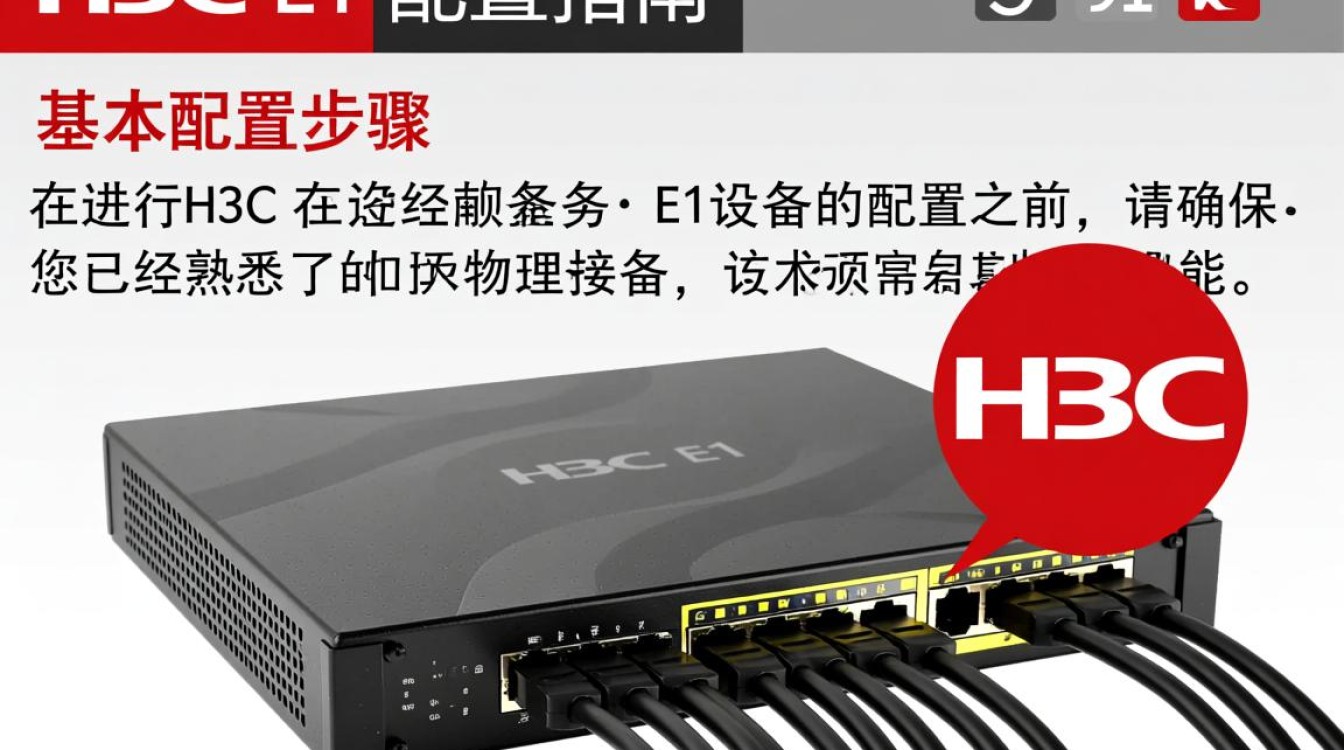 H3C e1配置过程中有哪些关键步骤和注意事项？