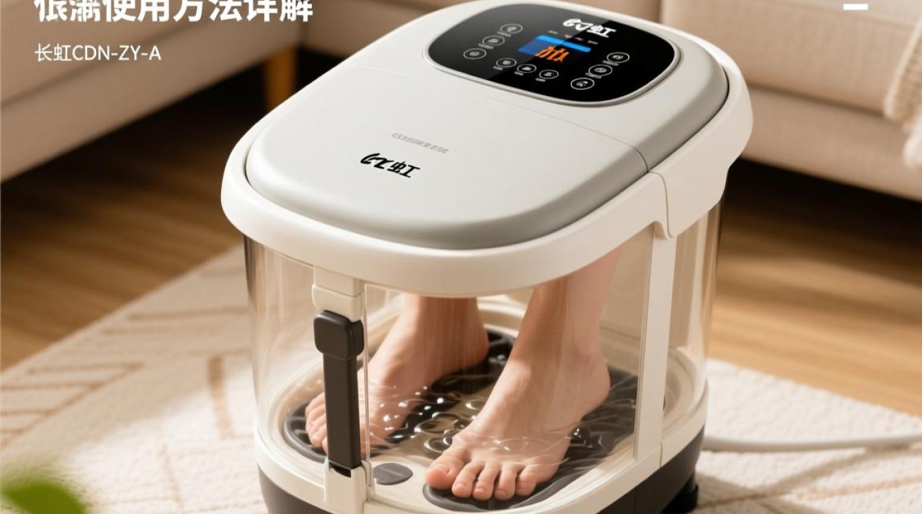 长虹cdn-zy-a足浴器使用方法详细解析，新手必看疑问解答！