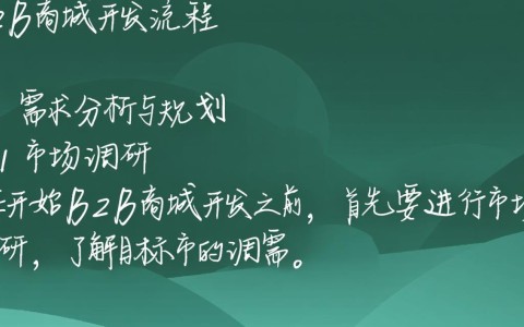 B2B商城开发流程中，哪些关键步骤和注意事项不能忽视？