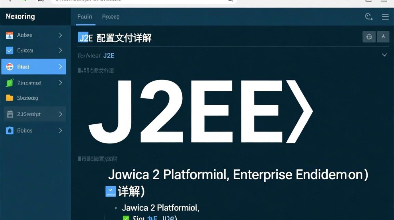 J2EE配置文件中,有哪些关键配置项和最佳实践? J2EE配置文件中,有哪些关键配置项和最佳实践?
