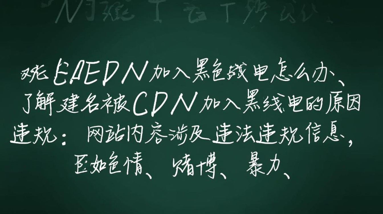 域名被CDN加入黑名单后，如何有效解除并恢复访问？快速解决策略全解析！