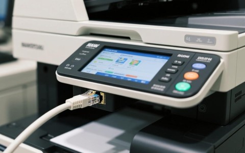 京瓷p5021cdn网线连接后网口灯不亮？原因排查指南！