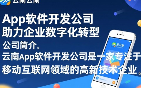 云南app软件开发公司哪家实力强？如何选择合适的合作伙伴？