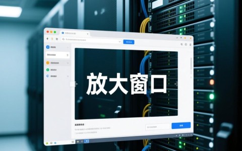 服务器怎么放大窗口？操作步骤是怎样的？