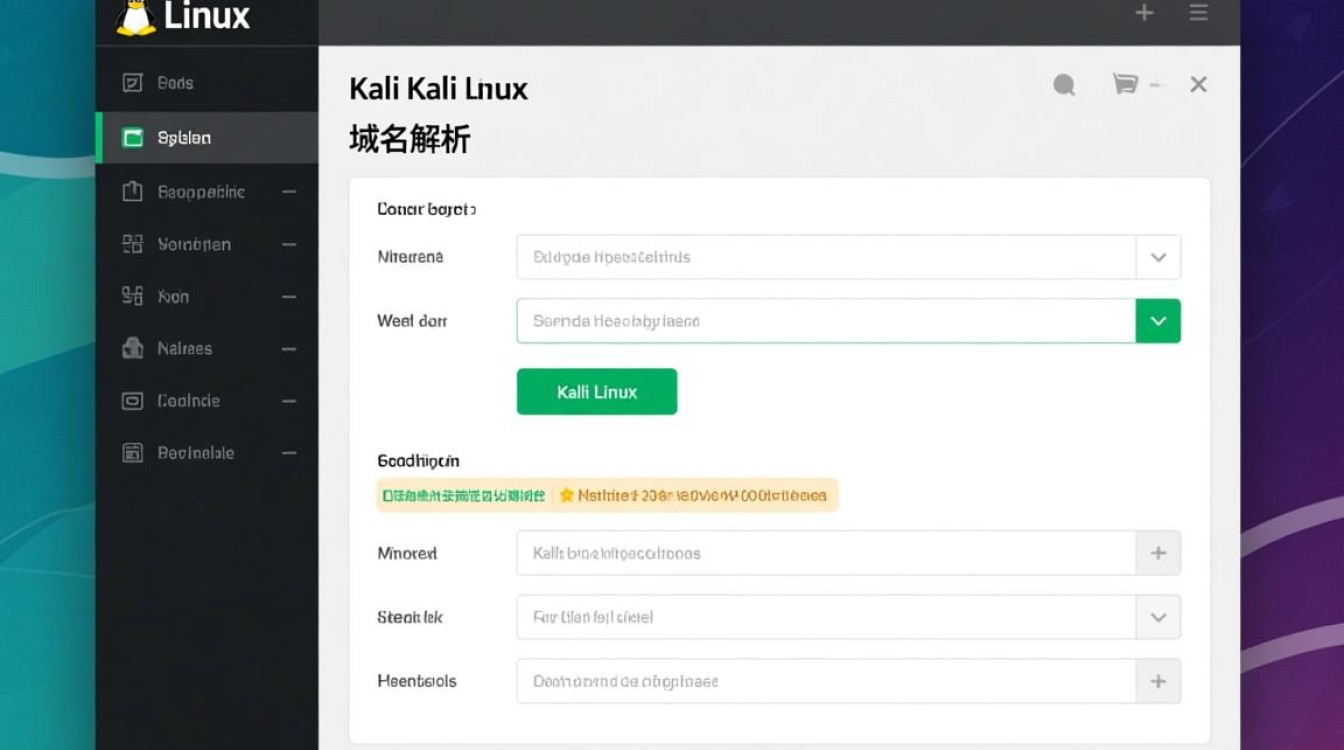 Kali Linux安装过程中，如何正确设置系统域名？