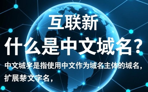 中文域名是否可行？探讨其在中国市场的应用前景。