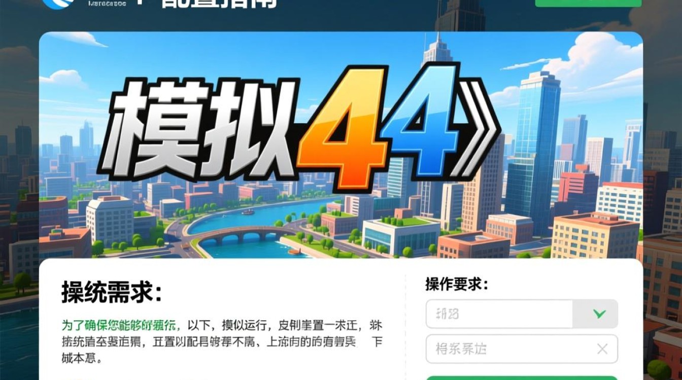 模拟城市4配置要求详解，电脑配置如何才能流畅运行？