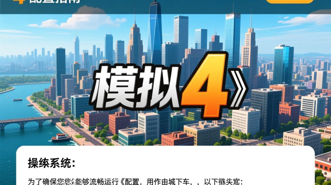 模拟城市4配置要求详解，电脑配置如何才能流畅运行？