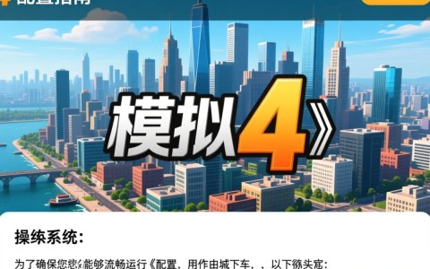 模拟城市4配置要求详解，电脑配置如何才能流畅运行？