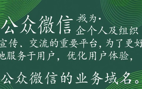 公众微信 业务域名为何如此重要？揭秘微信运营中的关键要素！