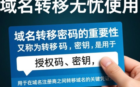 新网域名转移密码是什么？转移过程中应注意哪些问题？