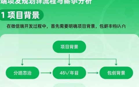 微信端开发流程图，具体每一步骤详解是什么？